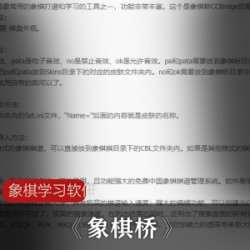 强大的象棋学习软件《象棋桥》正式版